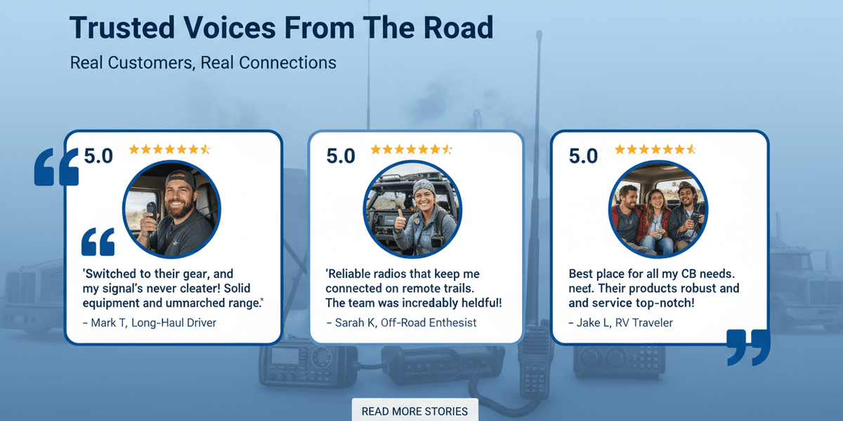 CB Radio Testimonials: Insights from Real Users — CB Radio Supply