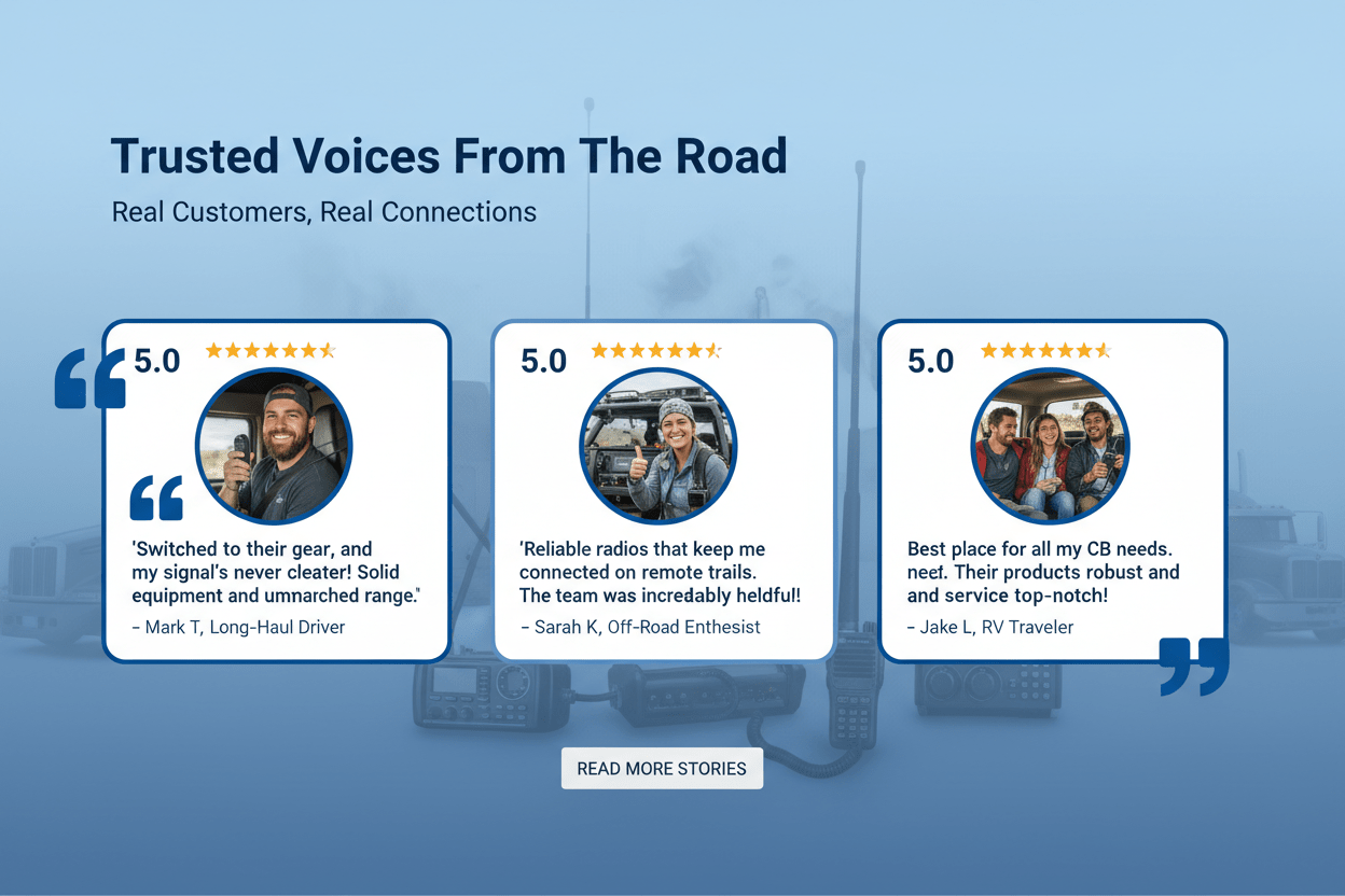 CB Radio Testimonials: Insights from Real Users - CB Radio Supply