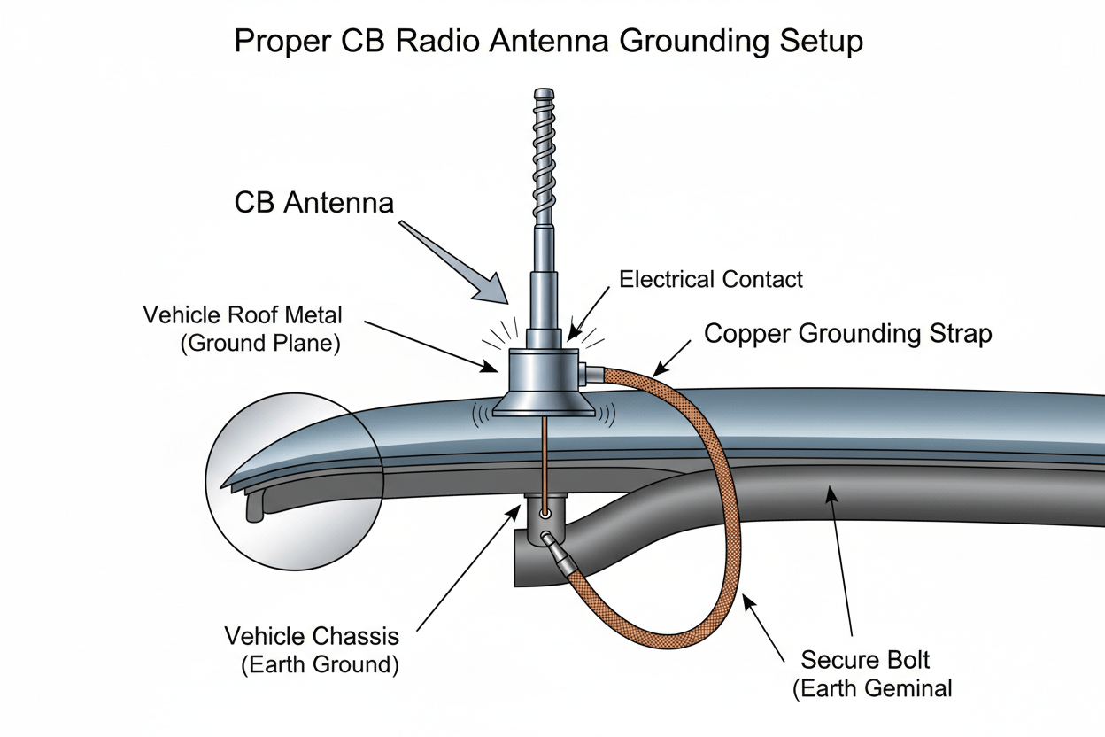 Why Grounding Your CB Antenna is Crucial - CB Radio Supply