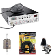 Ares II AM,FM,SSB 10 Meter CB Radio, Stryker SR - A10, DRX - 3402 Heavy Duty Antenna Mirror Mount, DRX - 1518 18 FOOT PREMIUM M213, Combo - CB Radio Supply