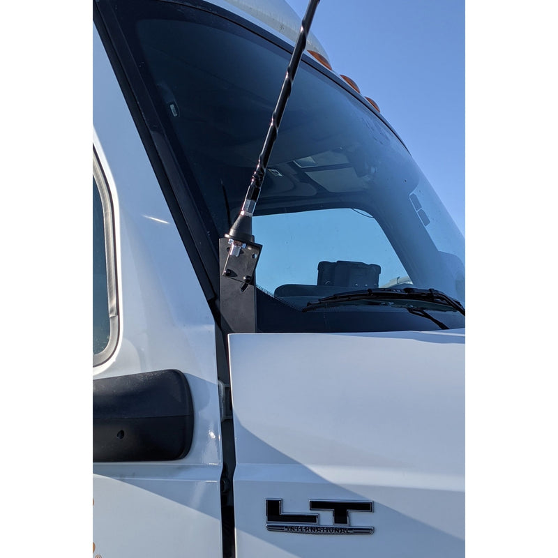CB Radio Accessories - DRX-3702 - Driver Extreme 2017-Up International Lt Series Door Hinge Antenna Mount - CB Radio Supply