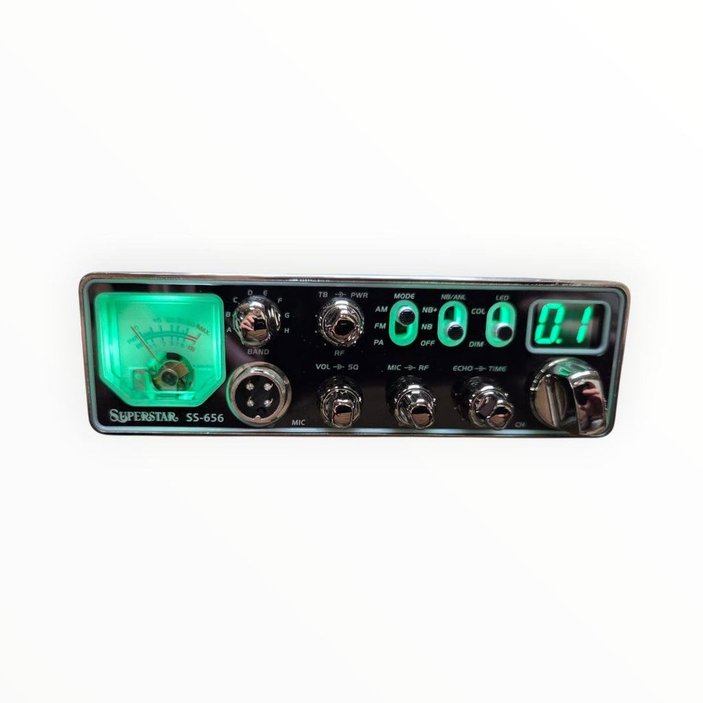 SuperStar SS-656 10 Meter Radio AM/FM/PA — Pro Tune Ready | CB