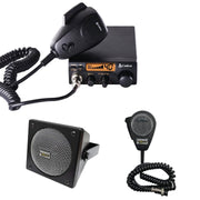 Cobra 19DX IV Mobile 40 Channel CB Radio, DRX - 9010 External Speaker, DRX - 6560 4 Pin Noise Cancelling Dynamic Microphone, Combo - CB Radio Supply