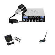 Cobra 29 LTD Chrome AM/FM CB Radio, Virginia CB Antenna, 3 Inch External Speaker, Combo - CB Radio Supply