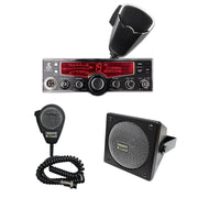 Cobra 29 LX CB Radio, DRX - 9010 External Speaker, DRX - 6560 4 Pin Noise Cancelling Dynamic Microphone, Combo - CB Radio Supply