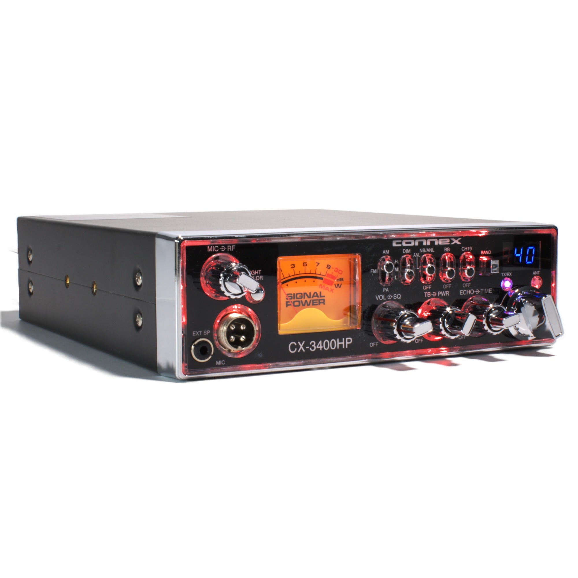 CB Radio Bundle | Connex CB Radio, Speaker, Dynamic Microphone