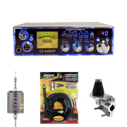 Connex CX3400HP 10 Meter CB Radio, Stryker SR - A10, DRX - 3402 Heavy Duty Antenna Mirror Mount, DRX - 1518 18 FOOT PREMIUM M213, Combo - CB Radio Supply