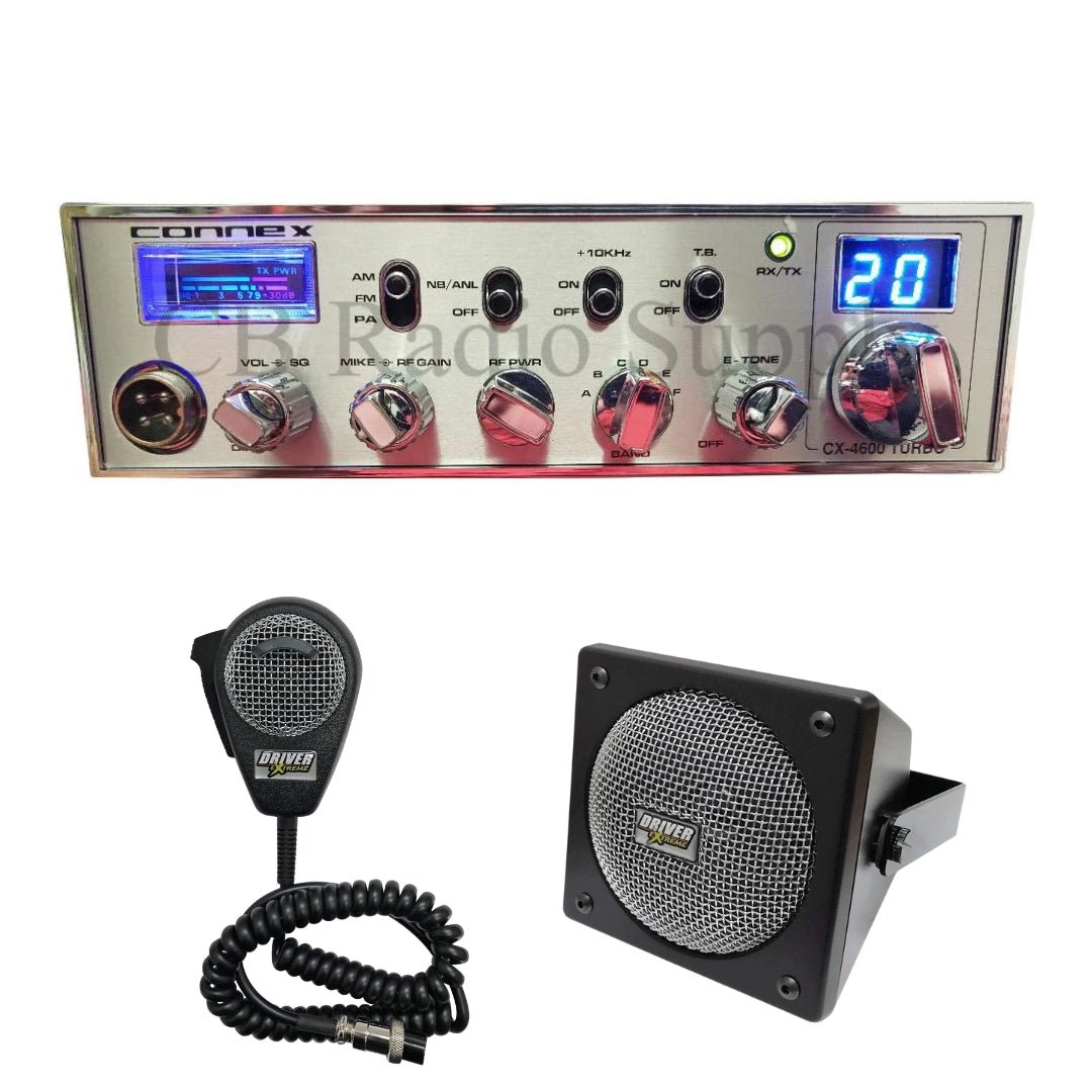 CX46 TN1 + DRX-9010 Speaker + DRX-6560 Mic Combo | CBRS — CB Radio
