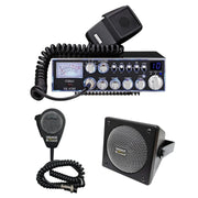 Galaxy DX - 47HP 10 Meter CB Radio, DRX - 9010 External Speaker, DRX - 6560 4 Pin Noise Cancelling Dynamic Microphone, Combo - CB Radio Supply
