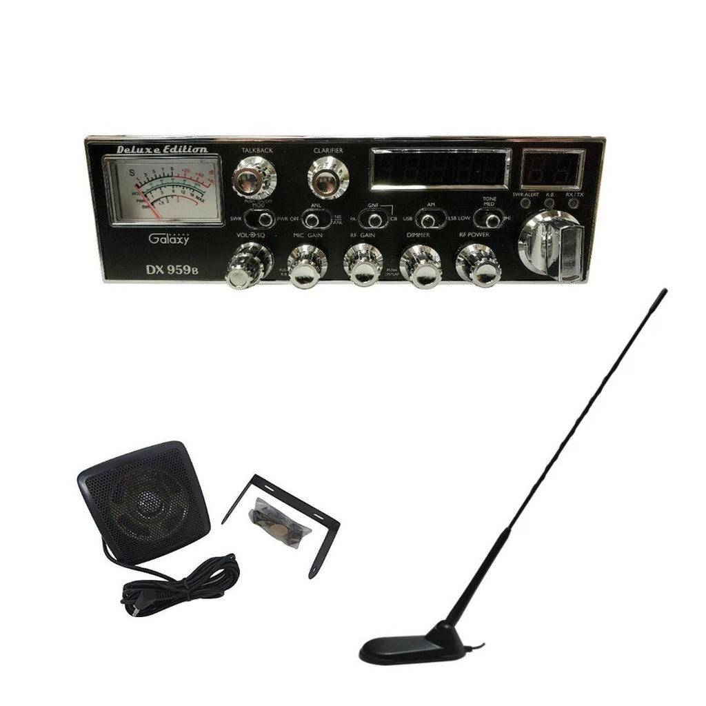 CB Radio Combo | CB Radio, Virginia Antenna, External Speaker — CB