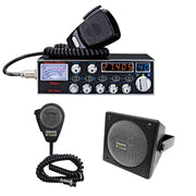 Galaxy DX 959G SSB CB Radio, DRX - 9010 External Speaker, DRX - 6560 4 Pin Noise Cancelling Dynamic Microphone, Combo - CB Radio Supply