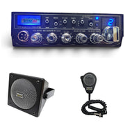 Mirage MX-36HP6 10-meter radio with DRX-9010 external speaker and DRX-6560 4-pin noise-cancelling microphone