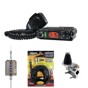 PRESIDENT BILL II FCC AM/FM Compact CB Radio, Stryker SR - A10, DRX - 3402 Heavy Duty Antenna Mirror Mount, DRX - 1518 18 FOOT PREMIUM M213, Combo - CB Radio Supply
