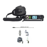 President Bill III FCC + Hustler IC56 102-Inch Whip Installation Kit - CB Radio Supply