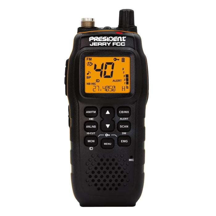 President CB Radio - PRESIDENT JERRY AM/FM HANDHELD RADIO - CB Radio Supply