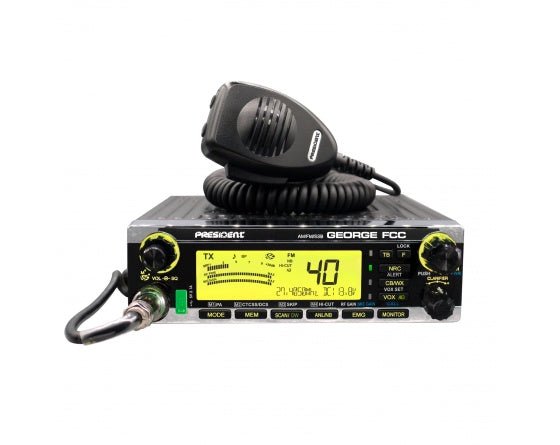 PRESIDENT GEORGE FCC AM/FM SSB CB RADIO, Virginia CB Antenna, 3