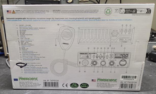 President Richard II 10 Meter Amateur Radio – 50W PEP AM/FM - CB Radio Supply