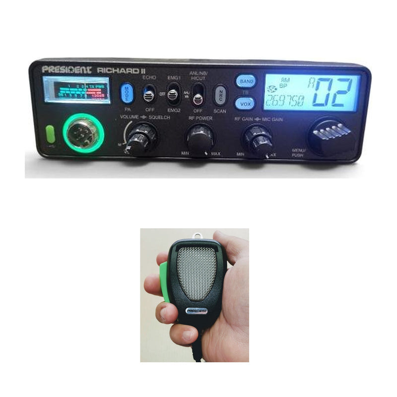 President Richard II 10-Meter Radio + DIGIMIKE Combo - CB Radio Supply