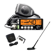 President Thomas 40 Channel AM/FM CB Radio, Virginia CB Antenna, 3 inch External Speaker Combo - CB Radio Supply