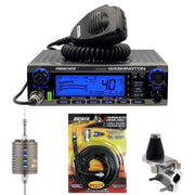 President Washington 10 Meter CB Radio, Stryker SR - A10, DRX - 3402 Heavy Duty Antenna Mirror Mount, DRX - 1518 18 FOOT PREMIUM M213, Combo - CB Radio Supply