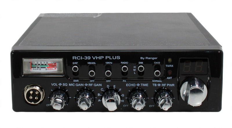 Ranger RCI - 39VHP - PLUS 10 Meter CB Radio, DRX - 9010 External Speaker, DRX - 6560 4 Pin Noise Cancelling Dynamic Microphone, Combo - CB Radio Supply