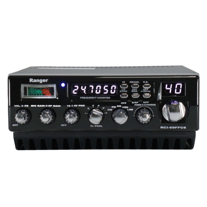 Ranger RCI-69FFC6 10 Meter Amateur Radio, Stryker SR-A10 Antenna, DRX-3402 Heavy Duty Mirror Mount, DRX-1518 18 Foot Premium M213 Coax, Combo - CB Radio Supply