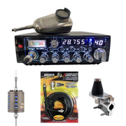 Ranger RCI - 99N4 SSB/AM 10 Meter CB Radio, Stryker SR - A10, DRX - 3402 Heavy Duty Antenna Mirror Mount, DRX - 1518 18 FOOT PREMIUM M213, Combo - CB Radio Supply