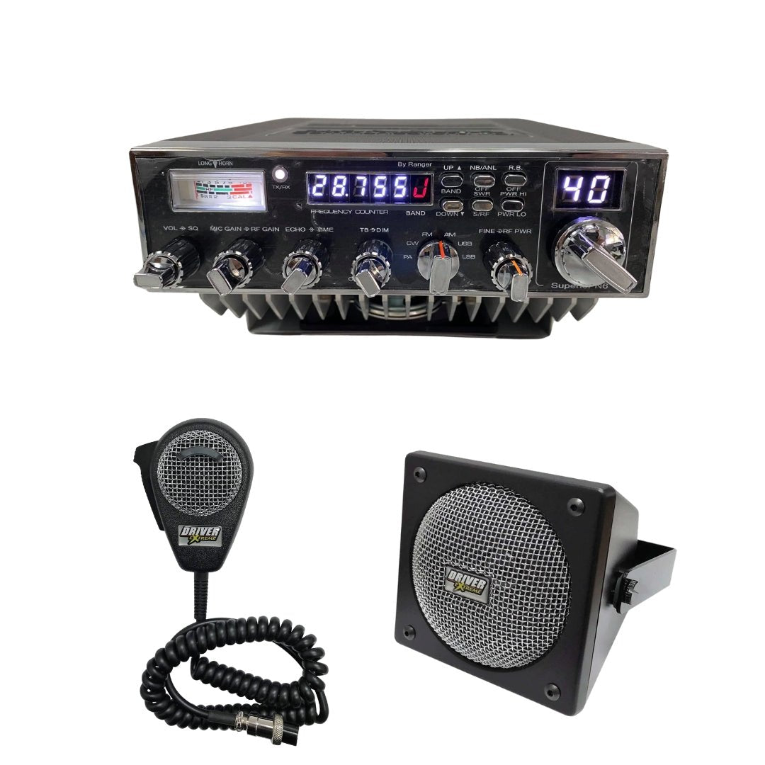 CB Combo | Ranger 10 Meter CB Radio, External Speaker, Microphone