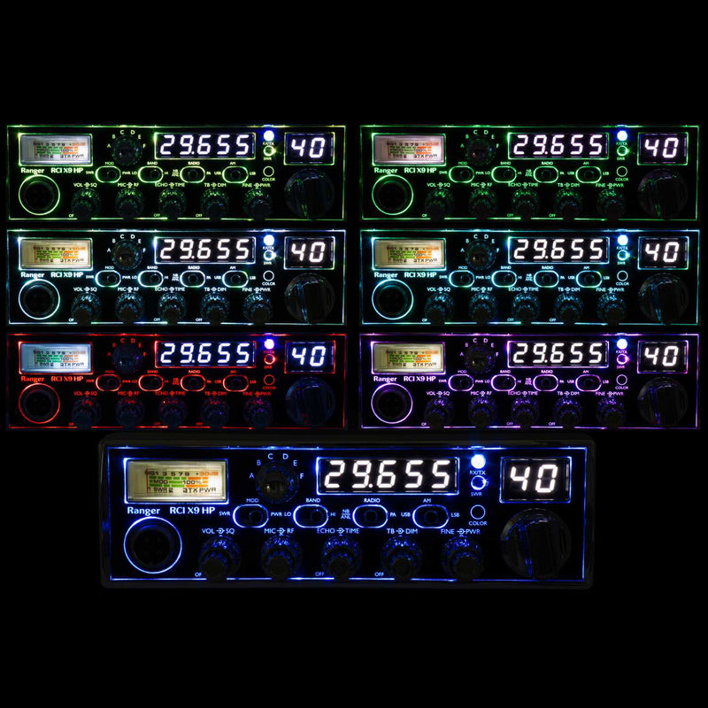 RANGER RCI - X9HP 10 Meter CB Radio, DRX - 9010 External Speaker, DRX - 6560 4 Pin Noise Cancelling Dynamic Microphone, Combo - CB Radio Supply