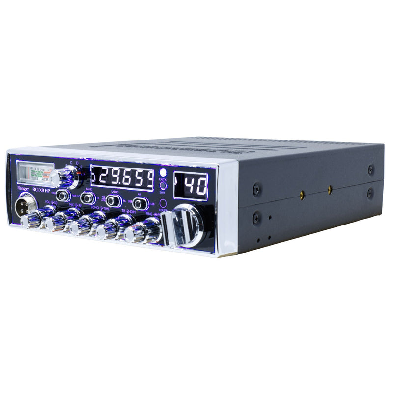 RANGER RCI - X9HP 10 Meter CB Radio, DRX - 9010 External Speaker, DRX - 6560 4 Pin Noise Cancelling Dynamic Microphone, Combo - CB Radio Supply