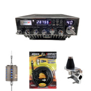 RCI Longhorn Superior N6 10 Meter CB Radio, Stryker SR - A10, DRX - 3402 Heavy Duty Antenna Mirror Mount, DRX - 1518 18 FOOT PREMIUM M213, Combo - CB Radio Supply