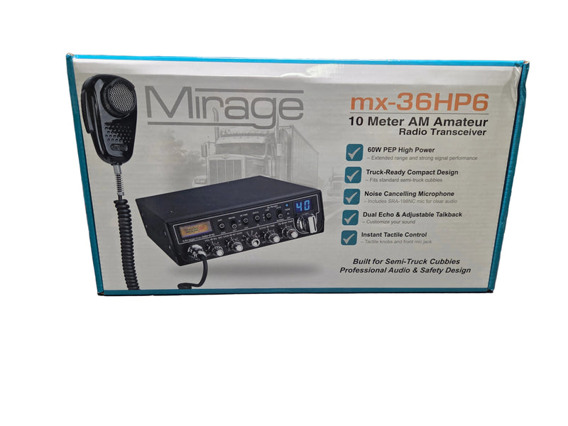 Mirage 10 Meter Radio - Mirage MX-36HP6 60 Watt