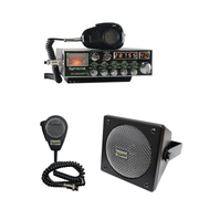 SuperStar SS - 99VHP 10 Meter Radio, DRX - 9010 External Speaker, DRX - 6560 4 Pin Noise Cancelling Dynamic Microphone, Combo - CB Radio Supply