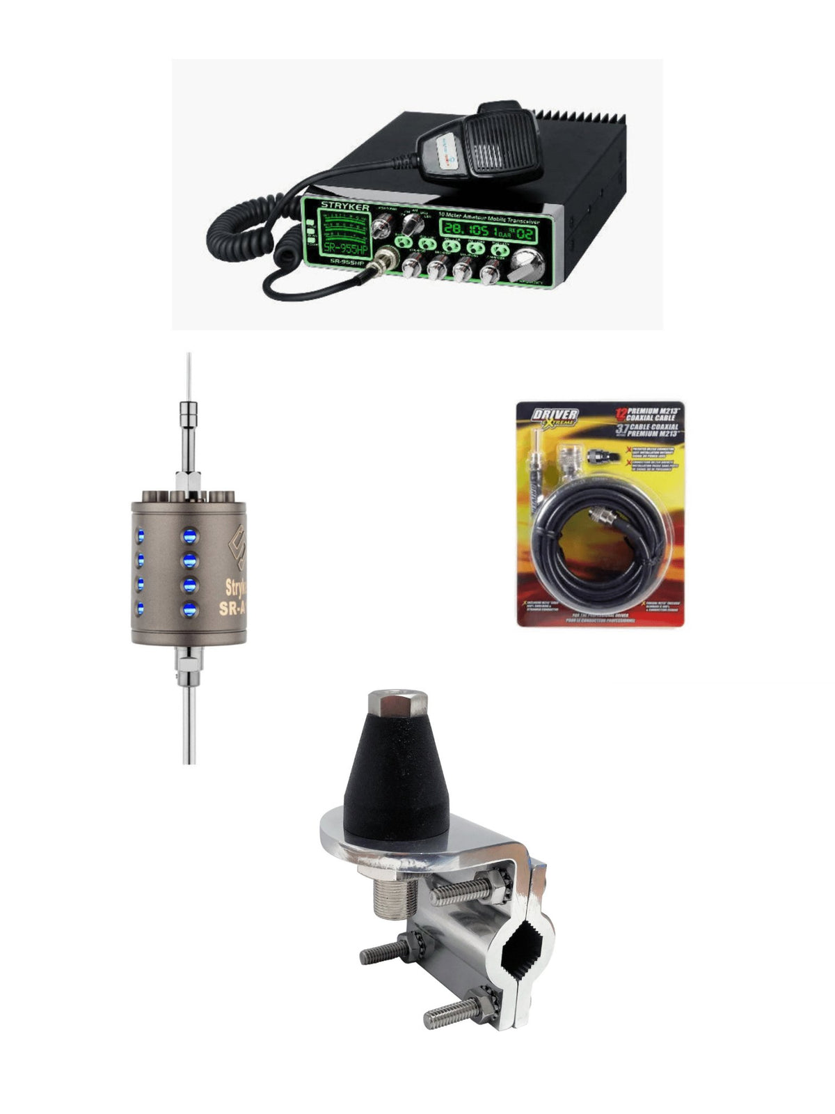 CB Radios | Stryker SR-955HPC+, SR-A10 Trucker CB Radio Antenna Bundle ...
