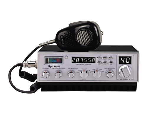 SuperStar SS-158VC6 High-Power 10-Meter Amateur Radio - CB Radio Supply