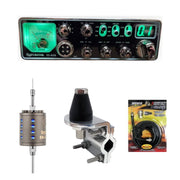 SuperStar SS-656 10 Meter Radio, Stryker SR-A10 Antenna, DRX-3402 Heavy Duty Antenna Mirror Mount, DRX-1518 18ft Premium M213 Coax, Combo - CB Radio Supply
