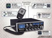 SuperStar SS-96VHP Truck Install Combo with SR-A10 Antenna - CB Radio Supply