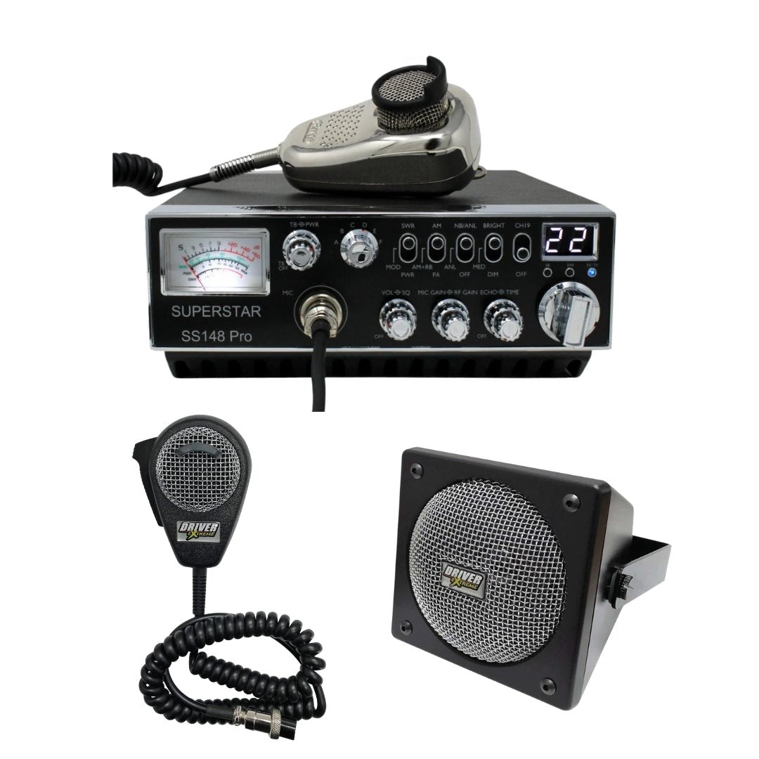 Cb Pro CB Combo | 300 Watt CB Radio, External Speaker, Microphone — CB Radio ...