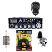 Texas Ranger TRE Top One AM/SSB CB Radio, Stryker SR - A10, DRX - 3402 Heavy Duty Antenna Mirror Mount, DRX - 1518 18 FOOT PREMIUM M213, Combo - CB Radio Supply