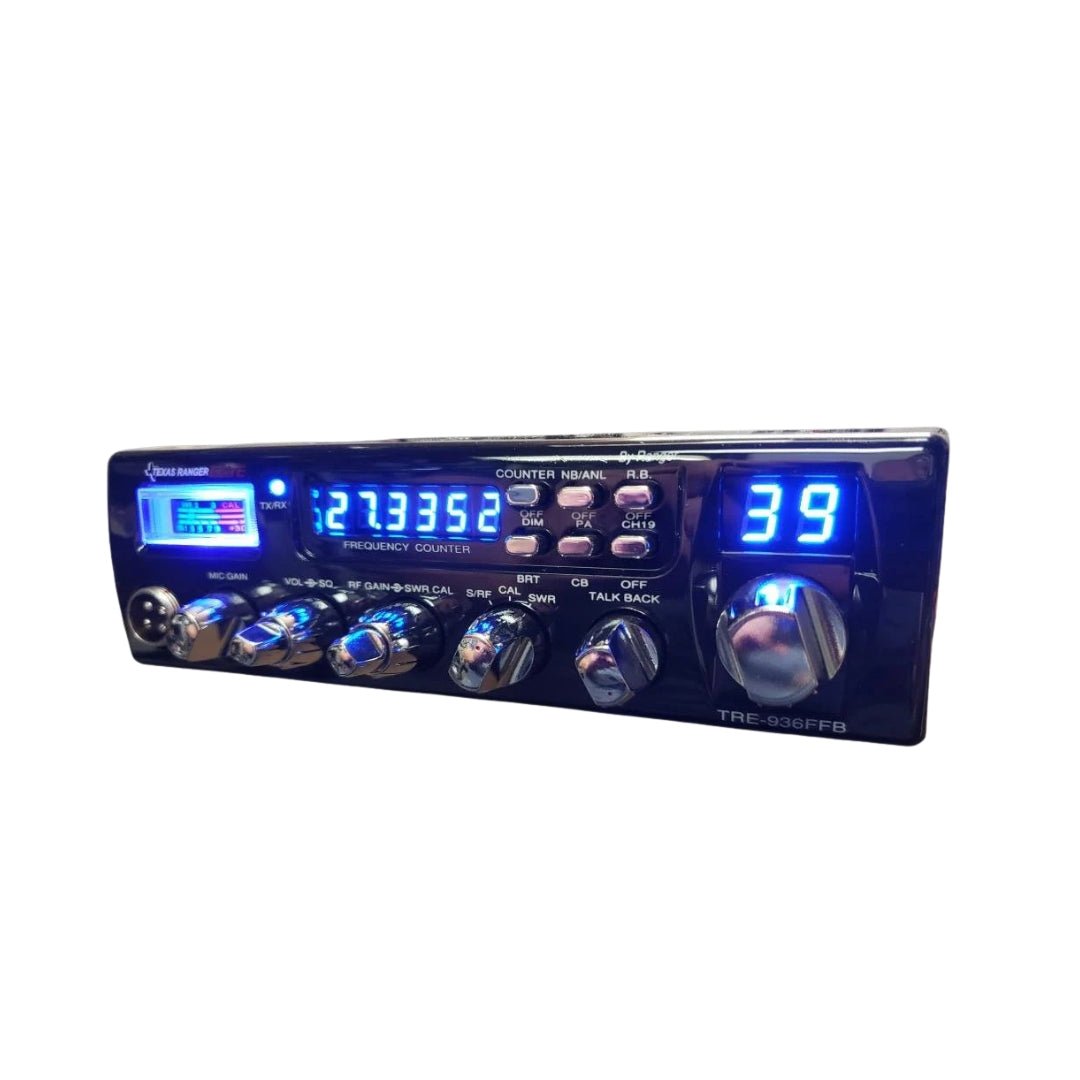 Texas Ranger TRE936FFB CB Radio, Virginia CB Antenna, 3 inch