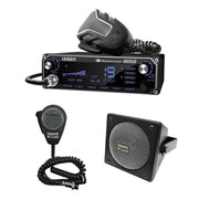 Uniden BC - 980 AM/SSB Bearcat CB Radio, DRX - 9010 External Speaker, DRX - 6560 4 Pin Noise Cancelling Dynamic Microphone, Combo - CB Radio Supply