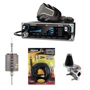 Uniden BEARCAT 880 CB Radio, Stryker SR - A10, DRX - 3402 Heavy Duty Antenna Mirror Mount, DRX - 1518 18 FOOT PREMIUM M213, Combo - CB Radio Supply