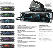 UNIDEN Bearcat 880 FM CB Radio, Virginia CB Antenna, 3 inch External Speaker Combo - CB Radio Supply