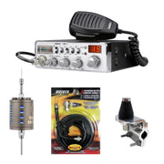 Uniden PC68LTX CB Radio, Stryker SR - A10, DRX - 3402 Heavy Duty Antenna Mirror Mount, DRX - 1518 18 FOOT PREMIUM M213, Combo - CB Radio Supply
