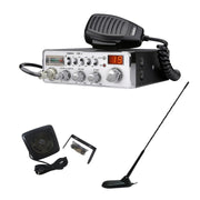 Uniden PC68LTX CB Radio, Virginia CB Antenna, 3 inch External Speaker Combo - CB Radio Supply