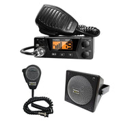 Uniden Pro 505 XL CB Radio, DRX - 9010 External Speaker, DRX - 6560 4 Pin Noise Cancelling Dynamic Microphone, Combo - CB Radio Supply