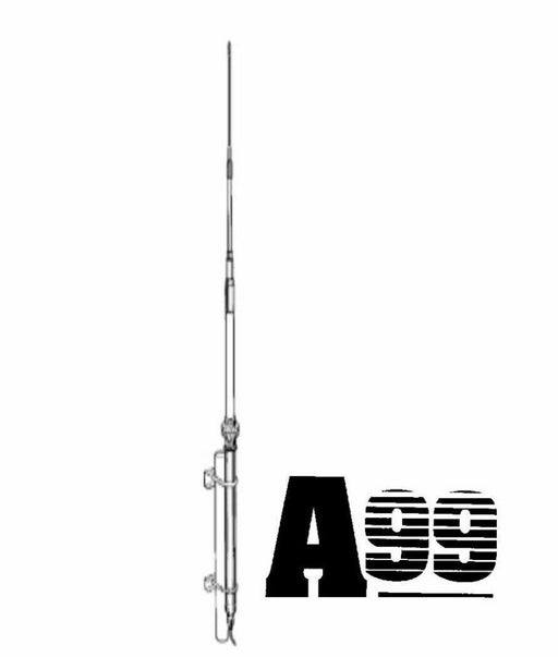 CB Antenna Base Stations - Solarcon Antron A-99 Base Station Antenna & 100 foot Double Shielded Coax Cable - CB Radio Supply