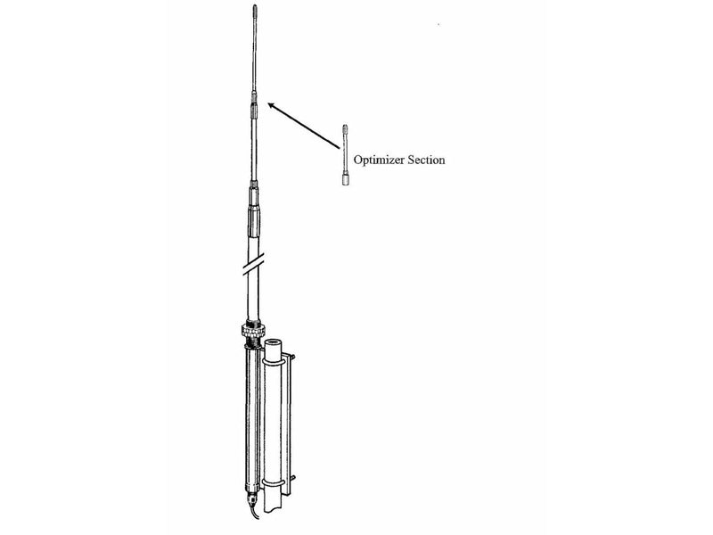 CB Antenna Base Stations - Solarcon MAX OPTIMZER 10-11 Meter Base Station Antenna 5000 Watt Rated - CB Radio Supply