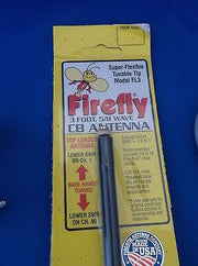 CB Antenna Kit - Firestik FL-3 Black Single Antenna RG8X Coax & Bracket Combo - CB Radio Supply