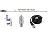 CB Antenna Kit - Hustler 102" CB Ham Antenna Whip & Installation Kit {Stainless Steel} - CB Radio Supply
